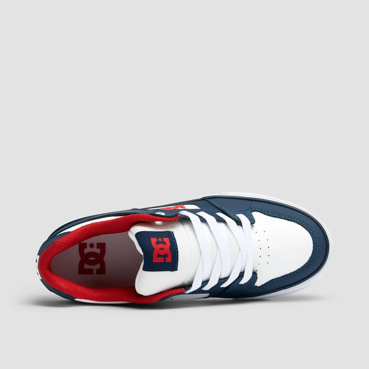 DC Pure Shoes - DC Navy/Athletic Red - Kids - Image 4
