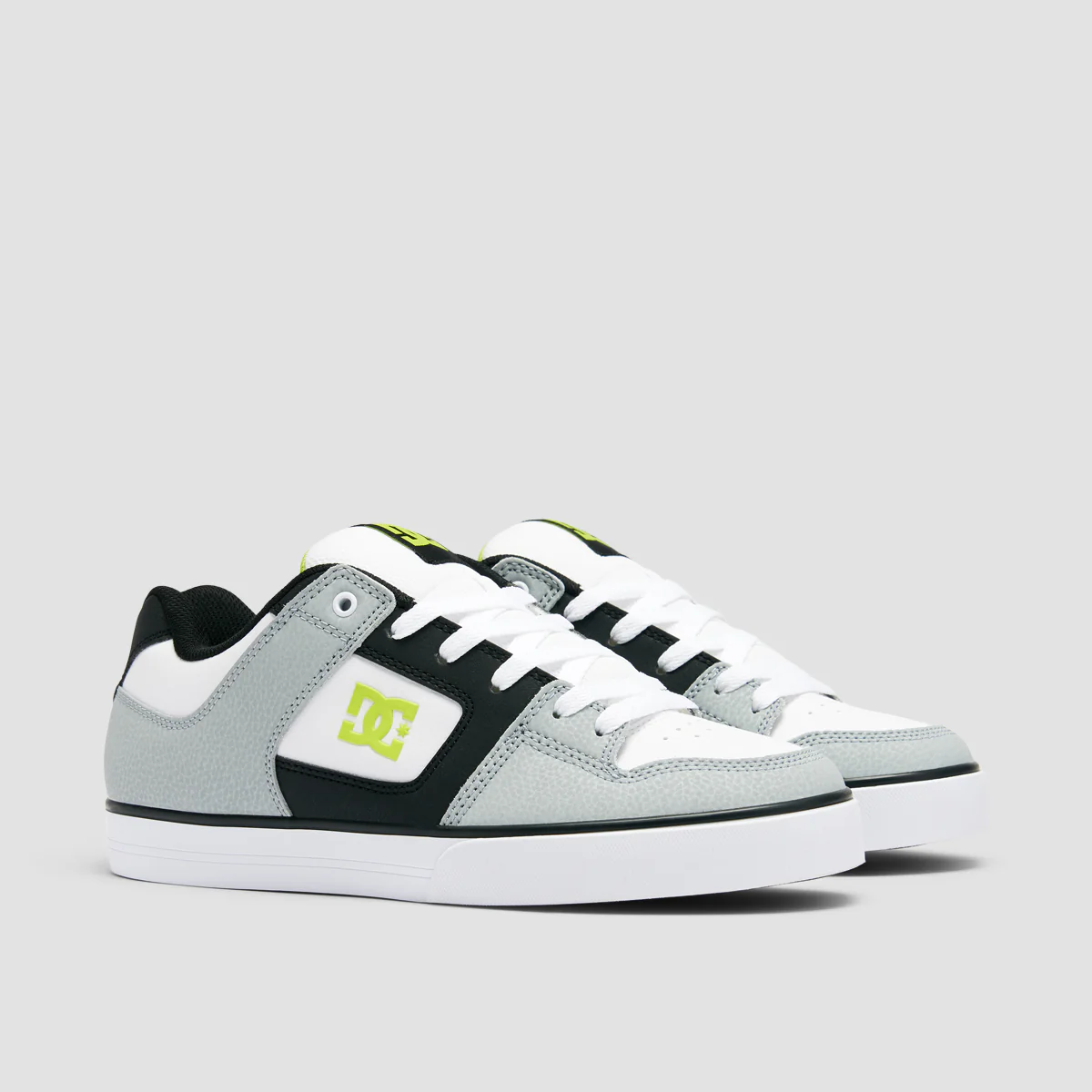 DC Pure Shoes - White/Lime - Image 2