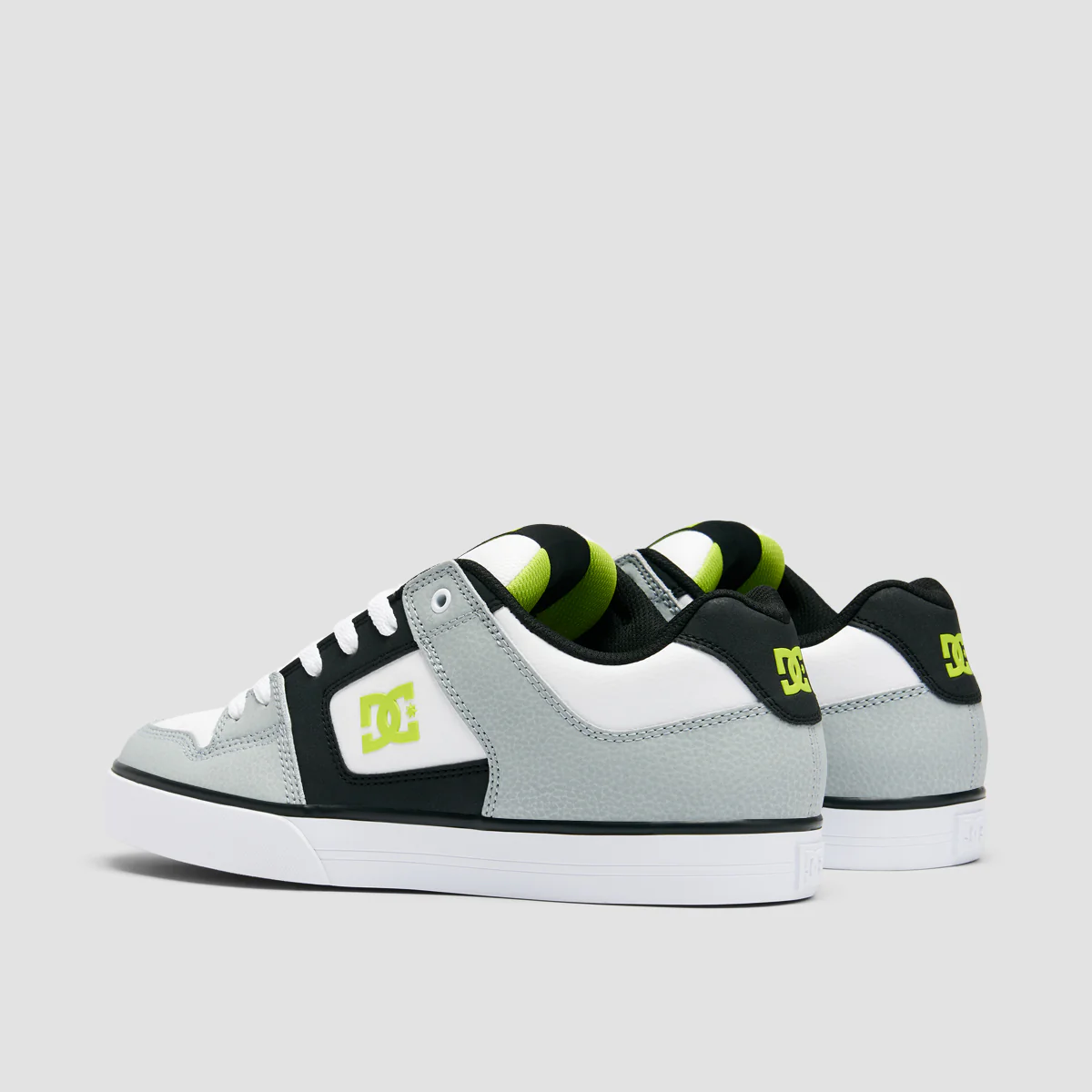 DC Pure Shoes - White/Lime - Image 3