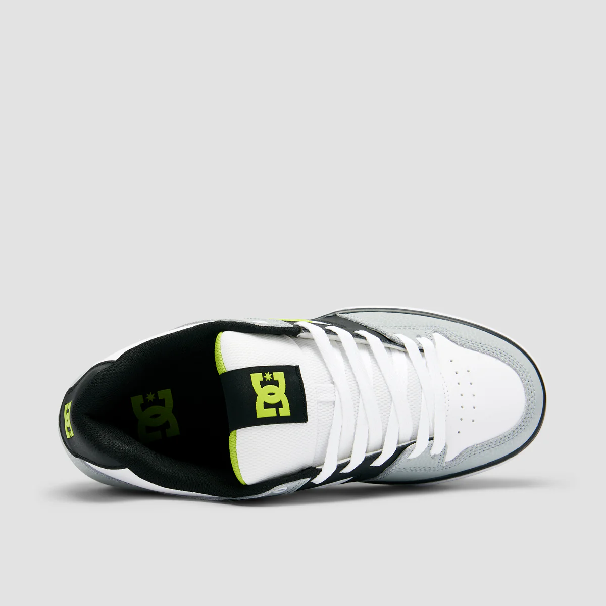 DC Pure Shoes - White/Lime - Image 4