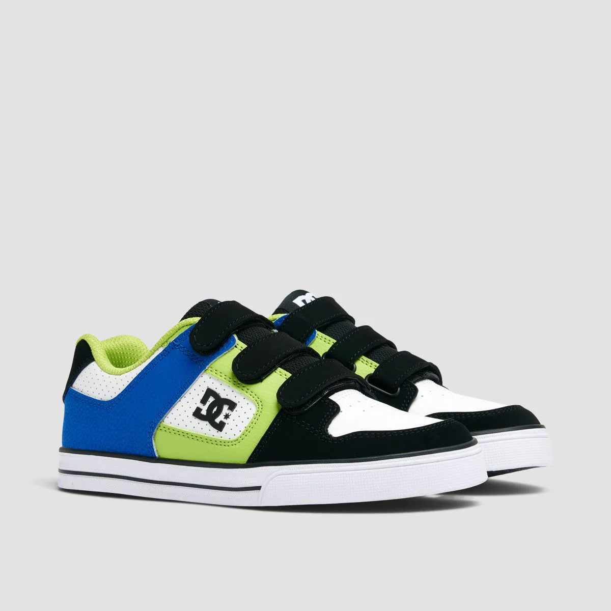 DC Pure V Shoes - Black/Blue/Green - Kids - Image 2