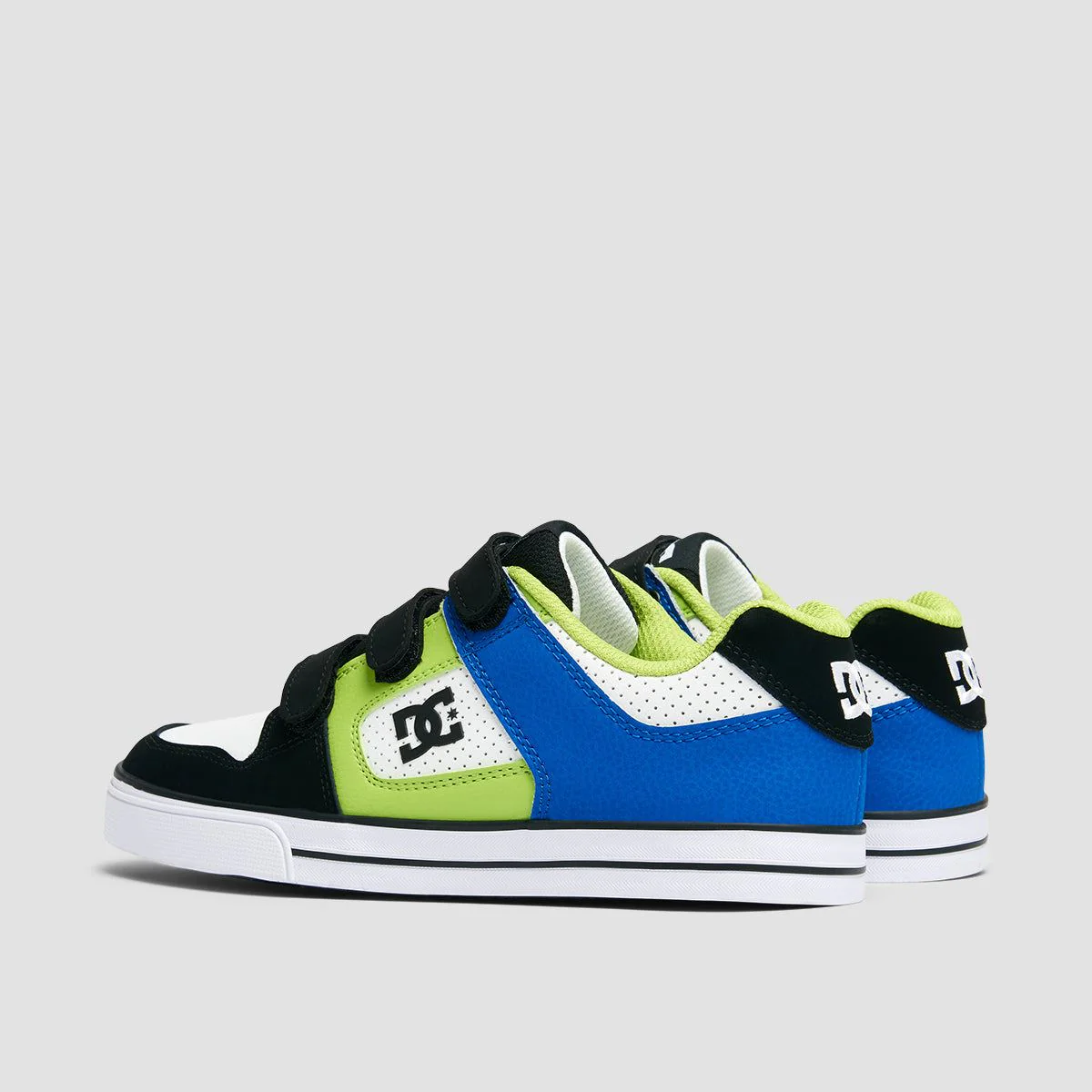 DC Pure V Shoes - Black/Blue/Green - Kids - Image 3