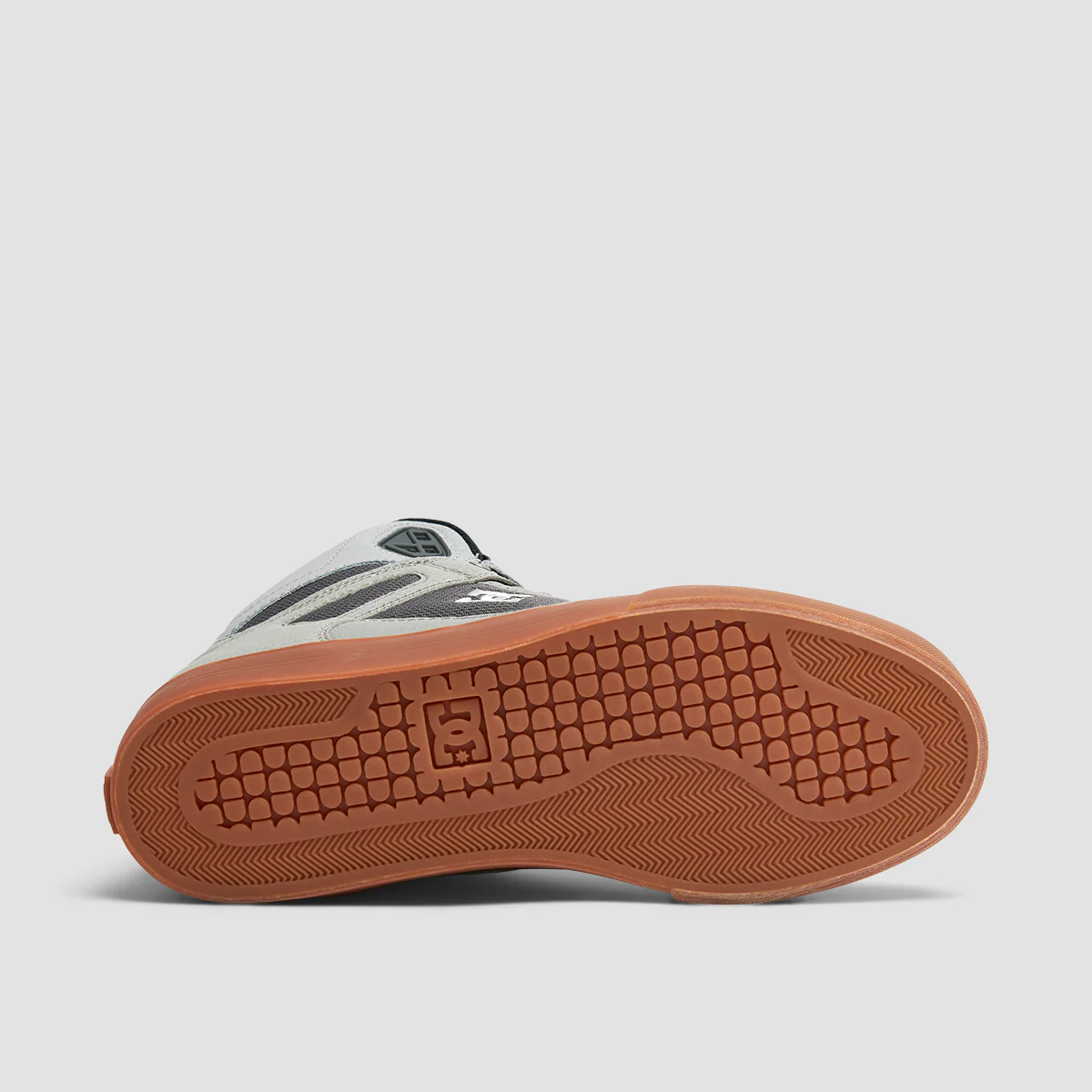 DC Pure WC High Top Shoes - Grey/White/Grey - Image 5