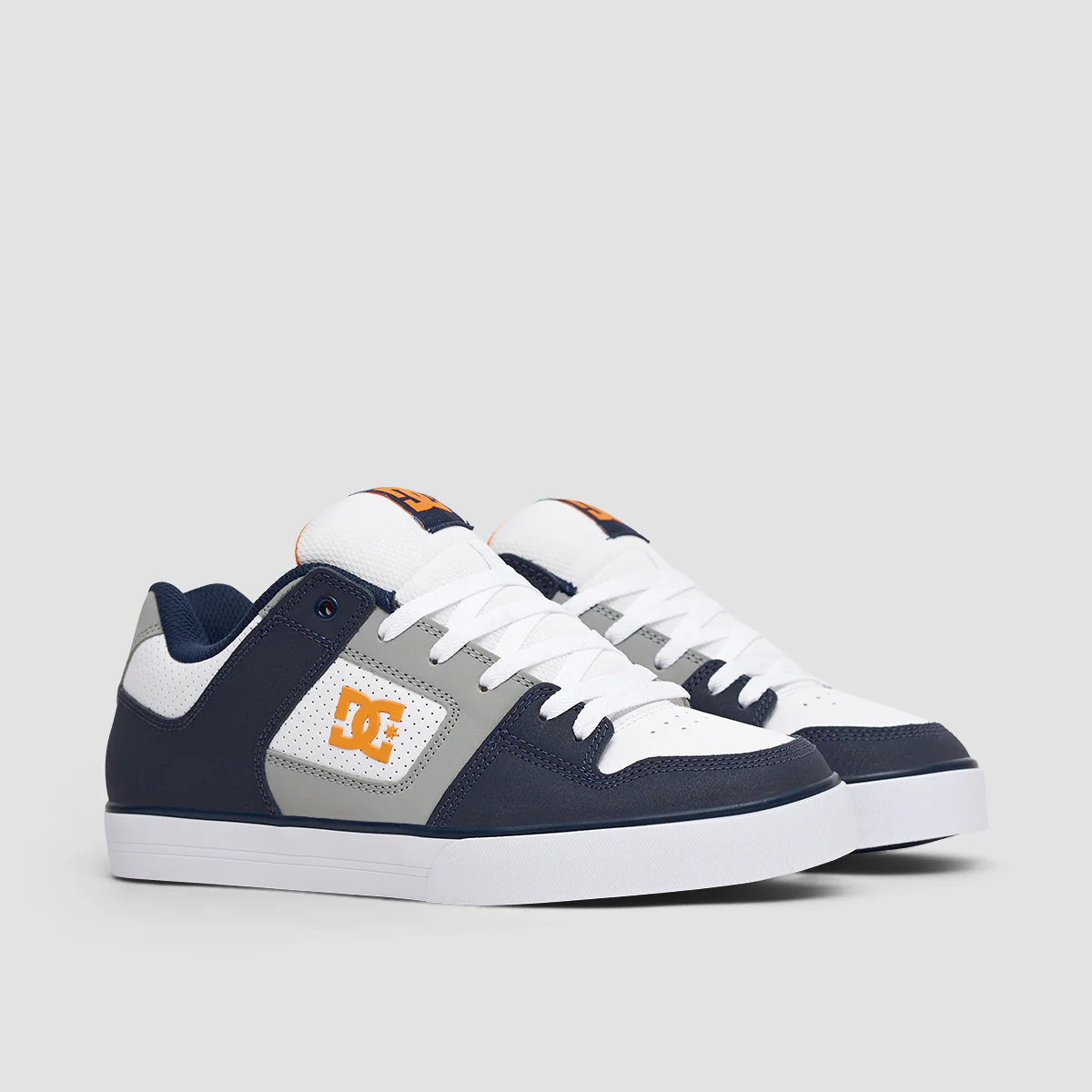 DC Pure Shoes - White/Grey/Blue - Image 2