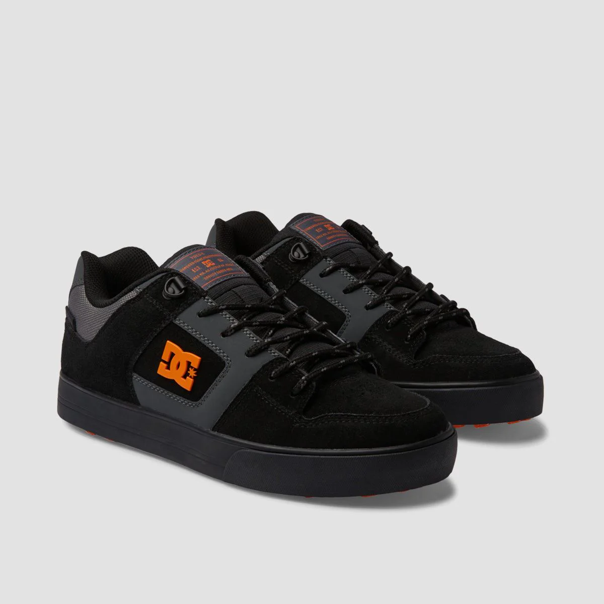 DC Pure WNT Shoes - Grey/Black/Orange - Image 2