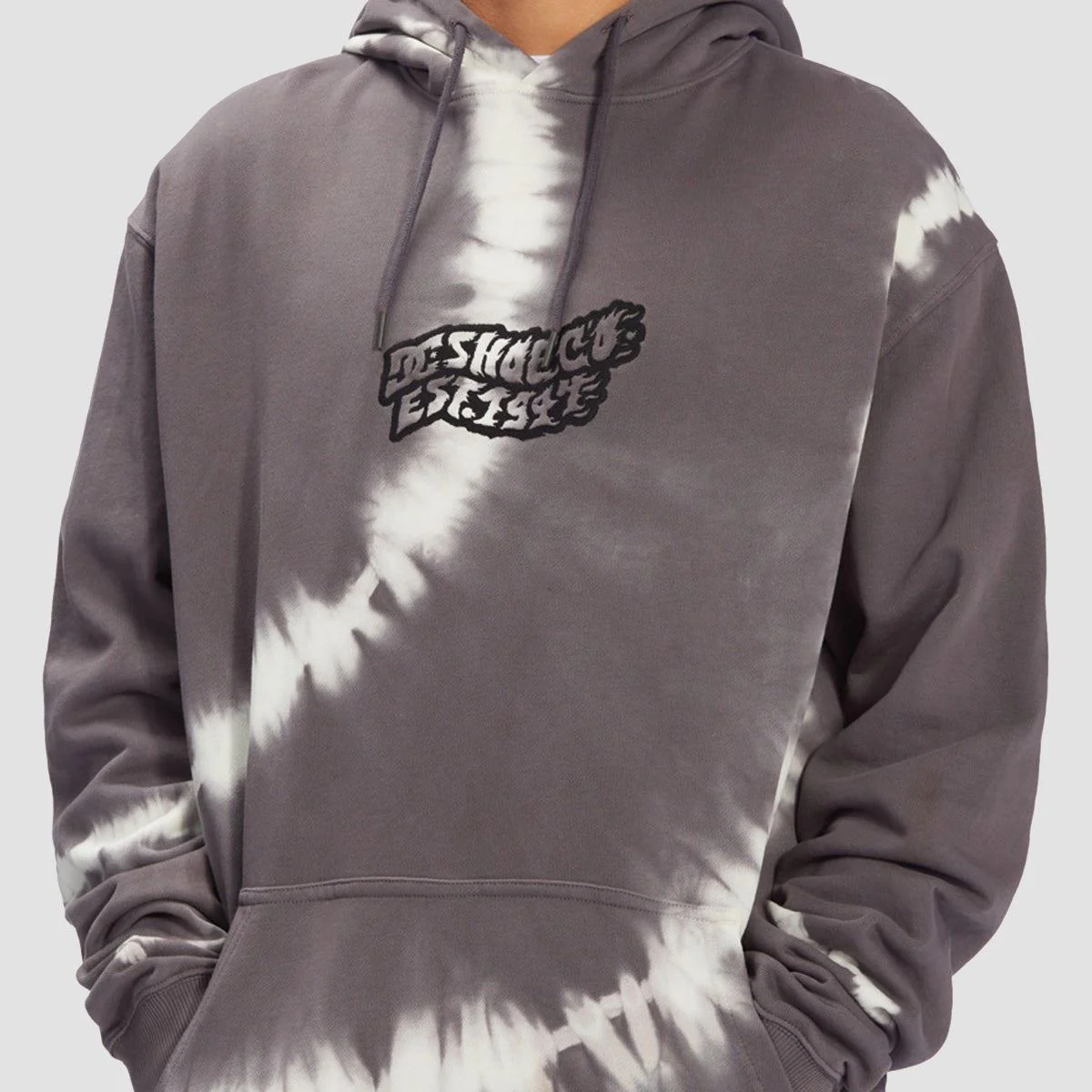 DC Raiser Pullover Hoodie Dark Shadow Tie Dye - Image 3