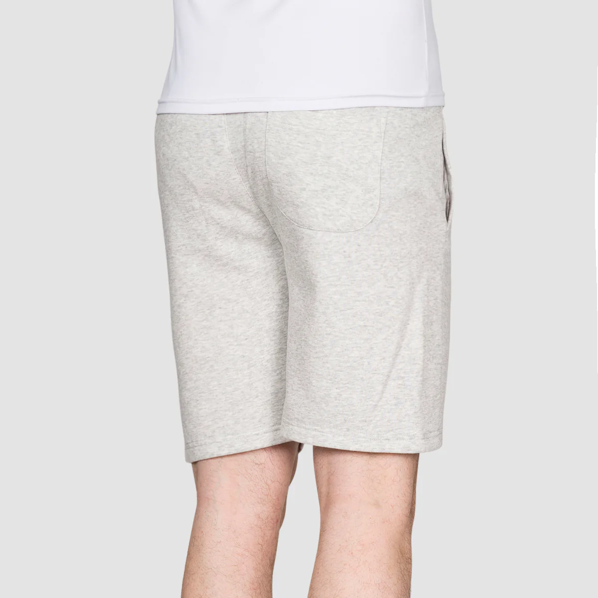 DC Rebel Sweat Shorts Light Grey Heather - Image 2