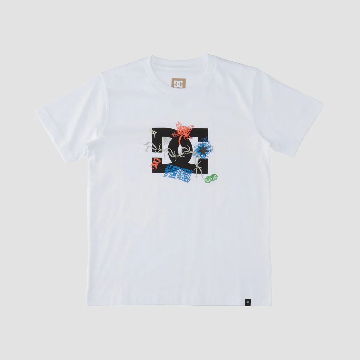 DC Scribble T-Shirt White - Kids