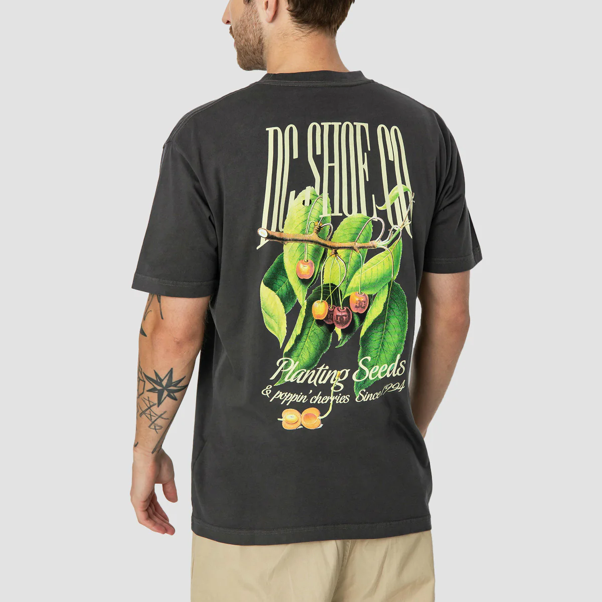 DC Seed Planter T-Shirt Black Enzyme Wash