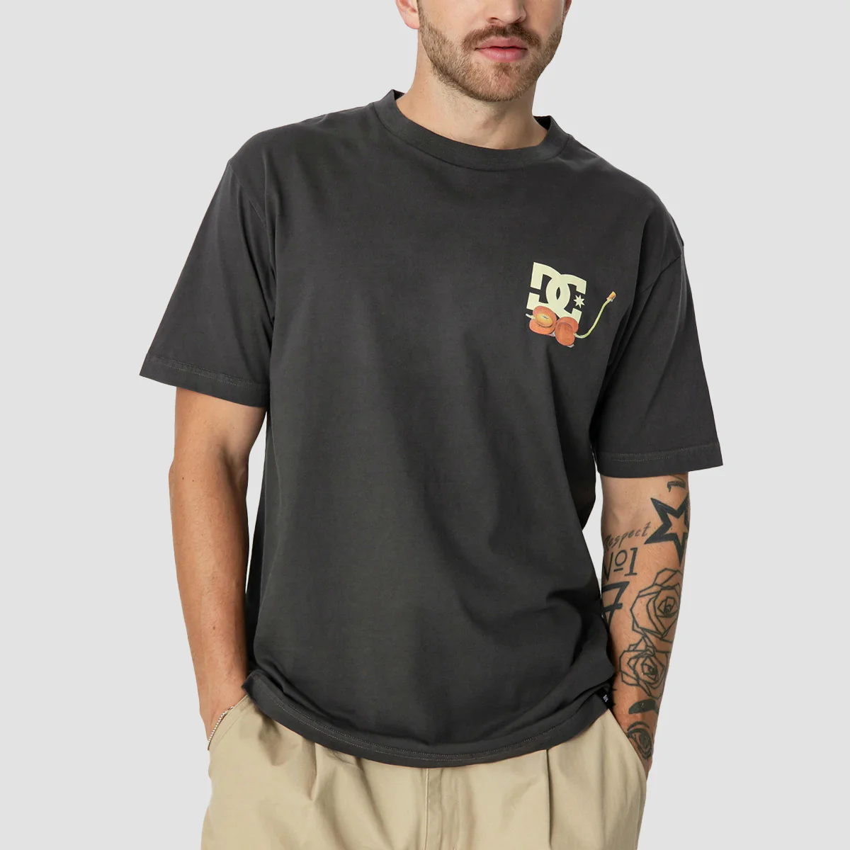 DC Seed Planter T-Shirt Black Enzyme Wash - Image 2