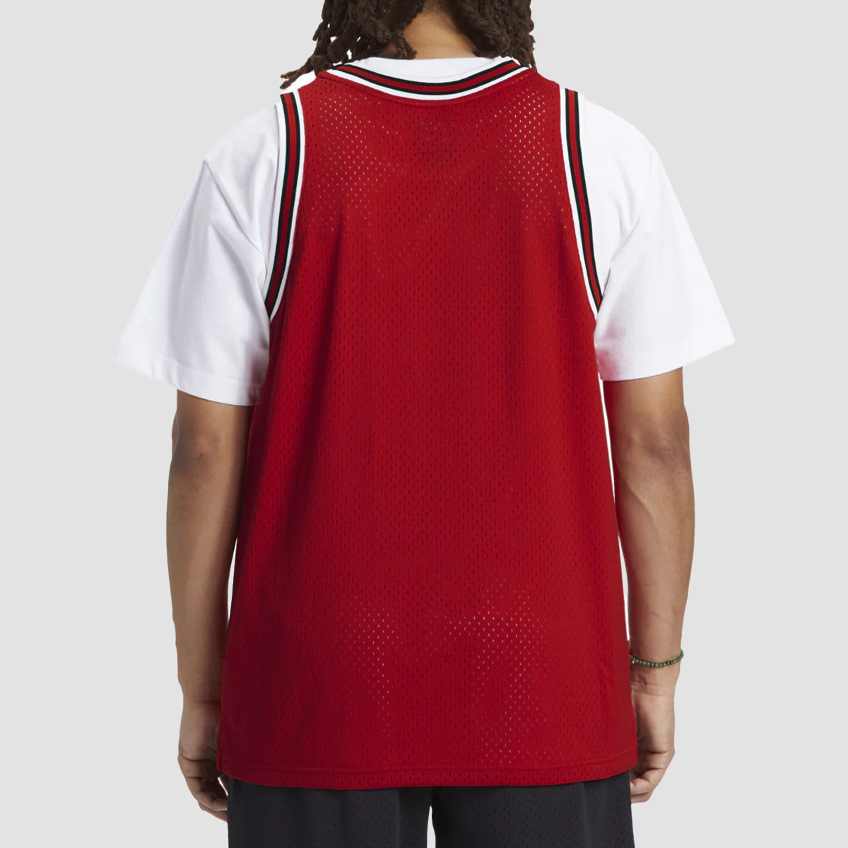 DC Shy Town Jersey Vest Racing Red - Image 3