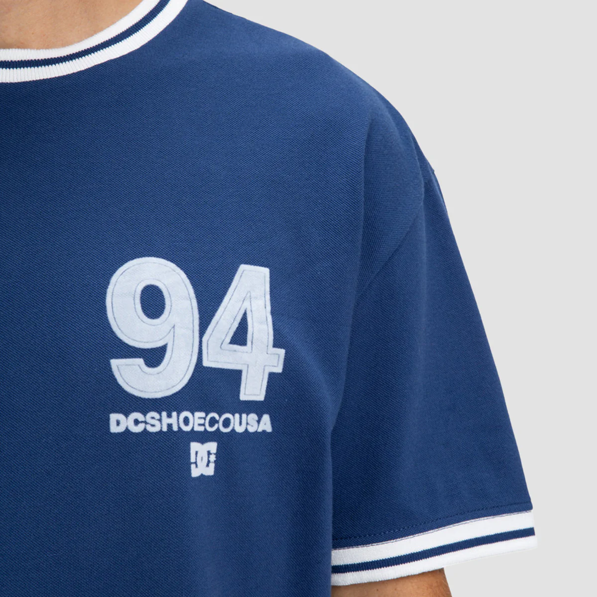 DC Skateball Jersey T-Shirt Estate Blue - Image 2