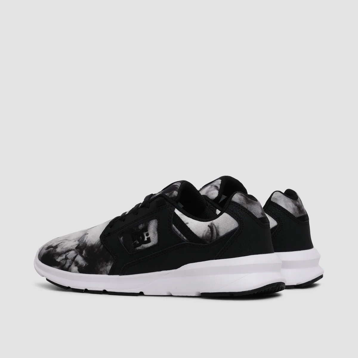 DC Skyline Shoes - Black/White Fade - Image 3