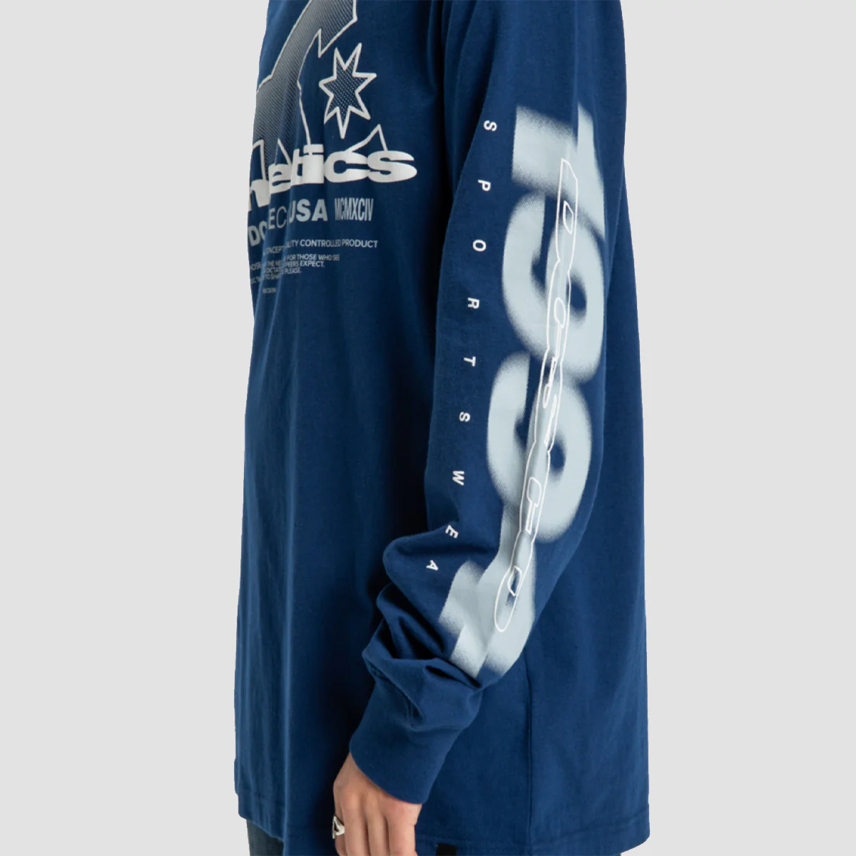 DC Slathletic Longsleeve T-Shirt Estate Blue - Image 2
