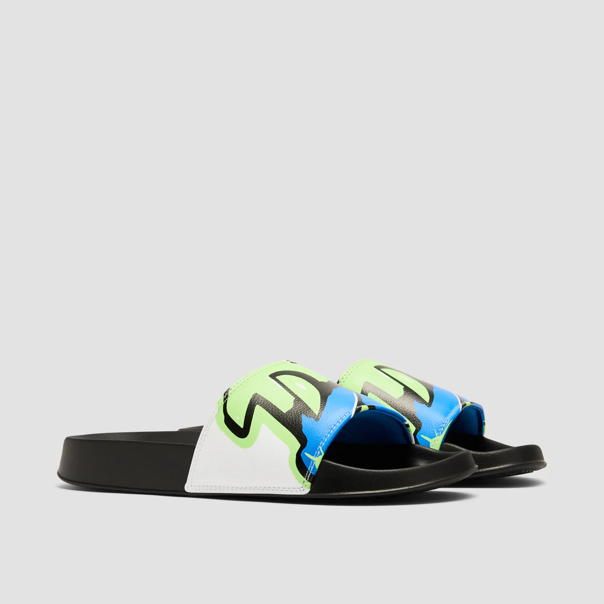 DC Slide Sandals - Black/Stencil - Image 2