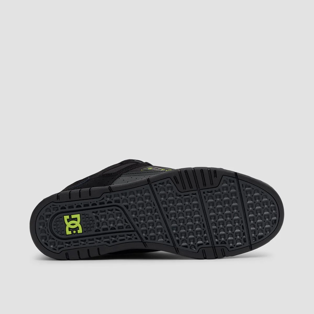 DC Stag Shoes - Black/Lime Green - Image 5