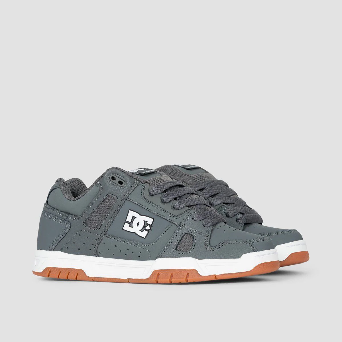 DC Stag Shoes - Grey/Gum - Image 2