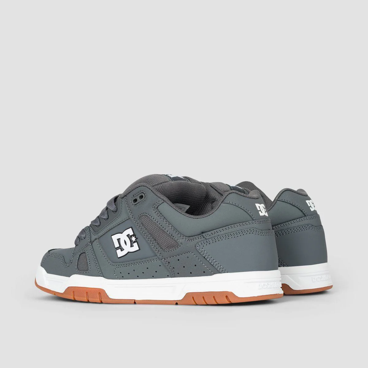 DC Stag Shoes - Grey/Gum - Image 3