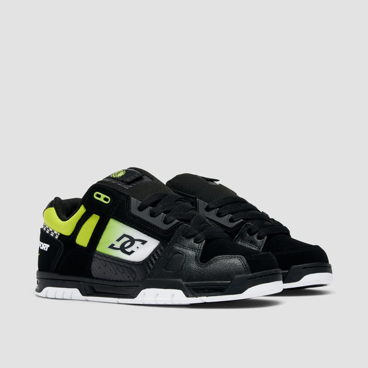 DC Stag SE Shoes - Black/Green/White - Image 2