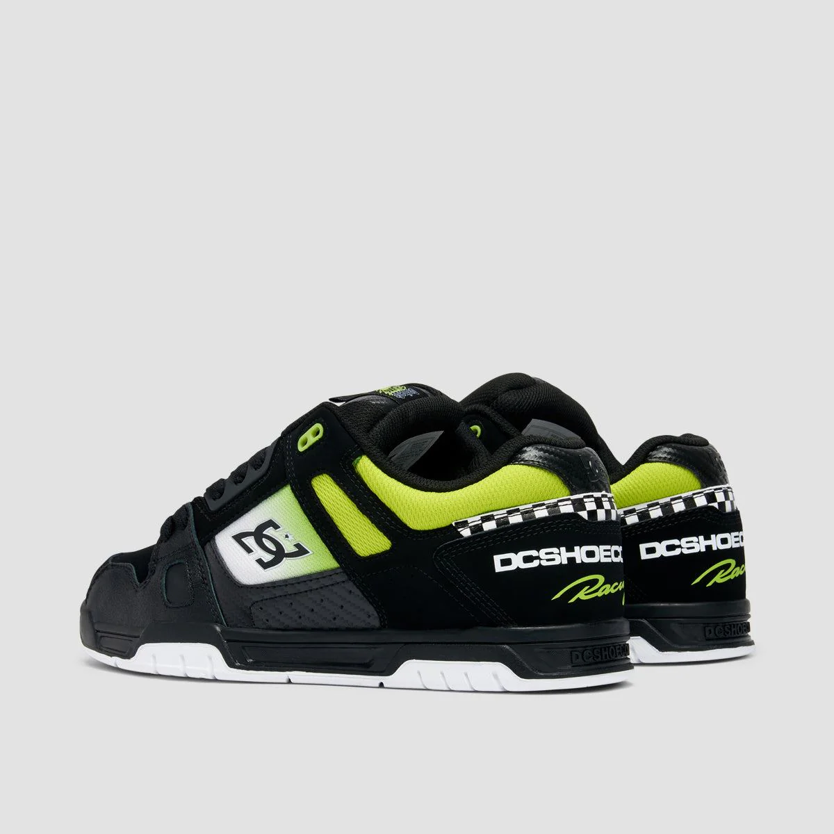DC Stag SE Shoes - Black/Green/White - Image 3