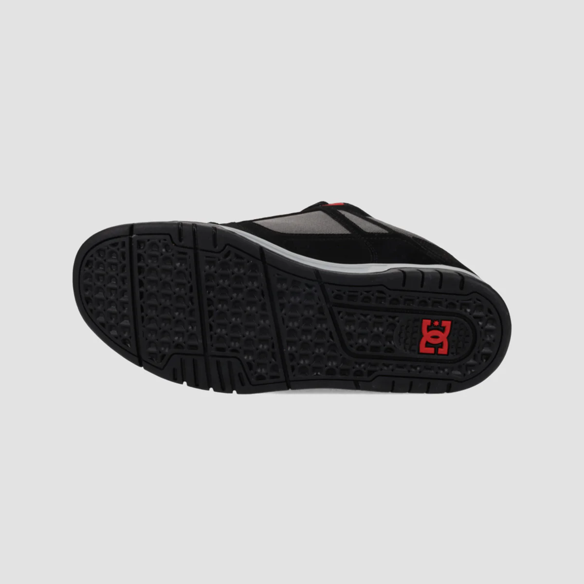 DC Stag Shoes - Black/Black/Red - Image 4