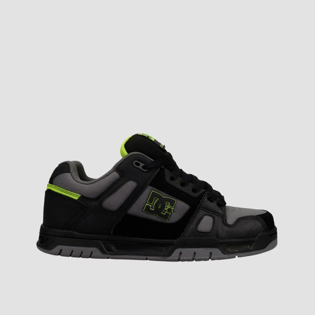 DC Stag Shoes - Black/Lime - Image 2