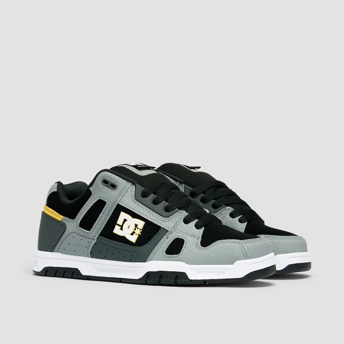 DC Stag Shoes - Grey/Yellow - Image 2