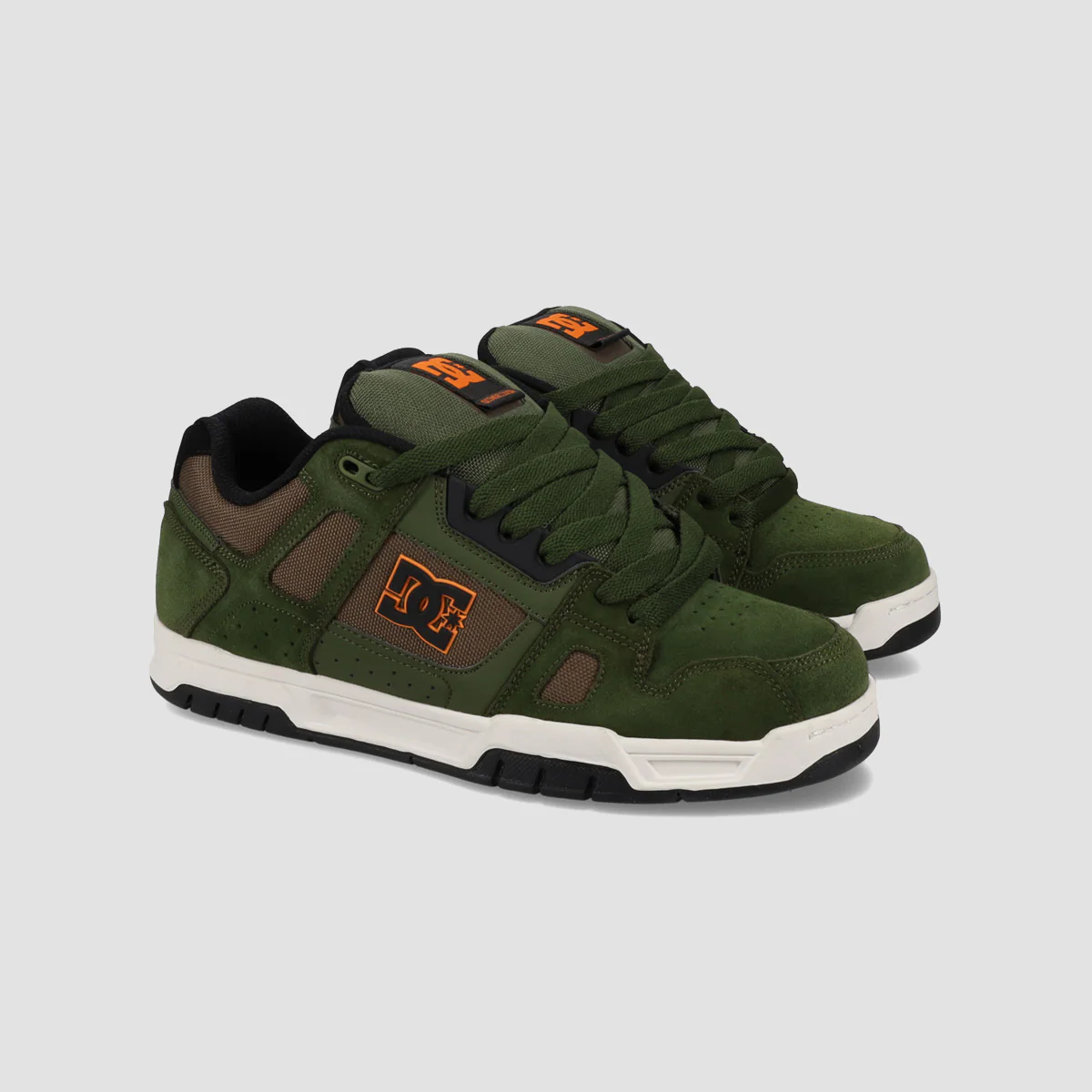 DC Stag Shoes - Olive/Offwhite - Image 2