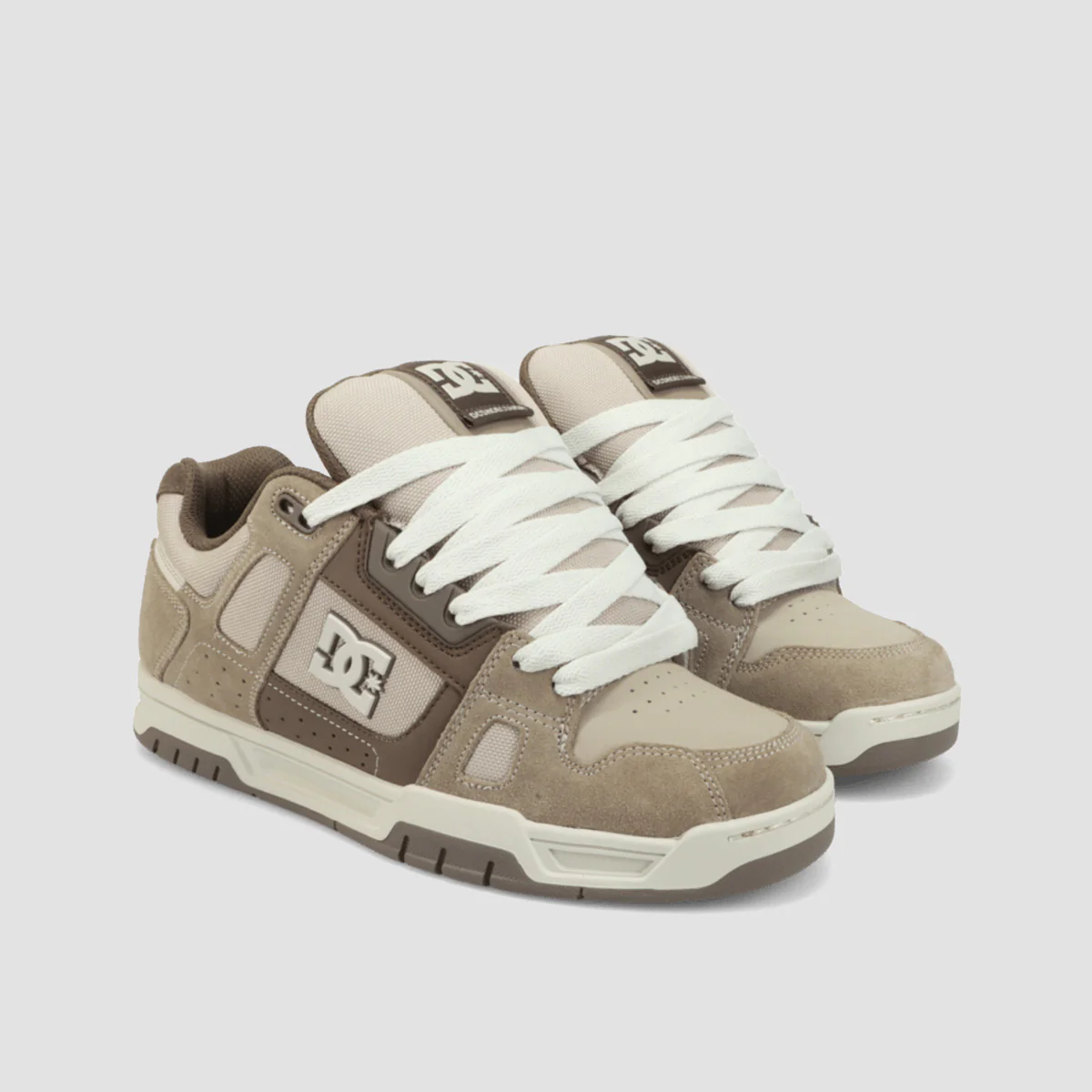 DC Stag Shoes - Taupe/Off White - Image 2