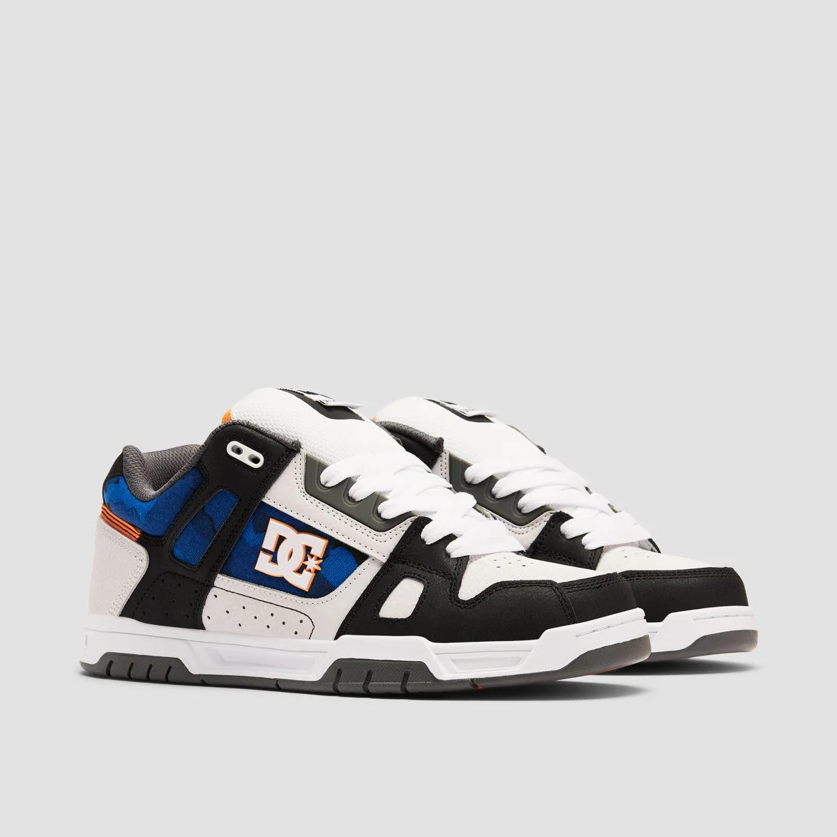 DC Stag Shoes - White/Black/Orange - Image 2