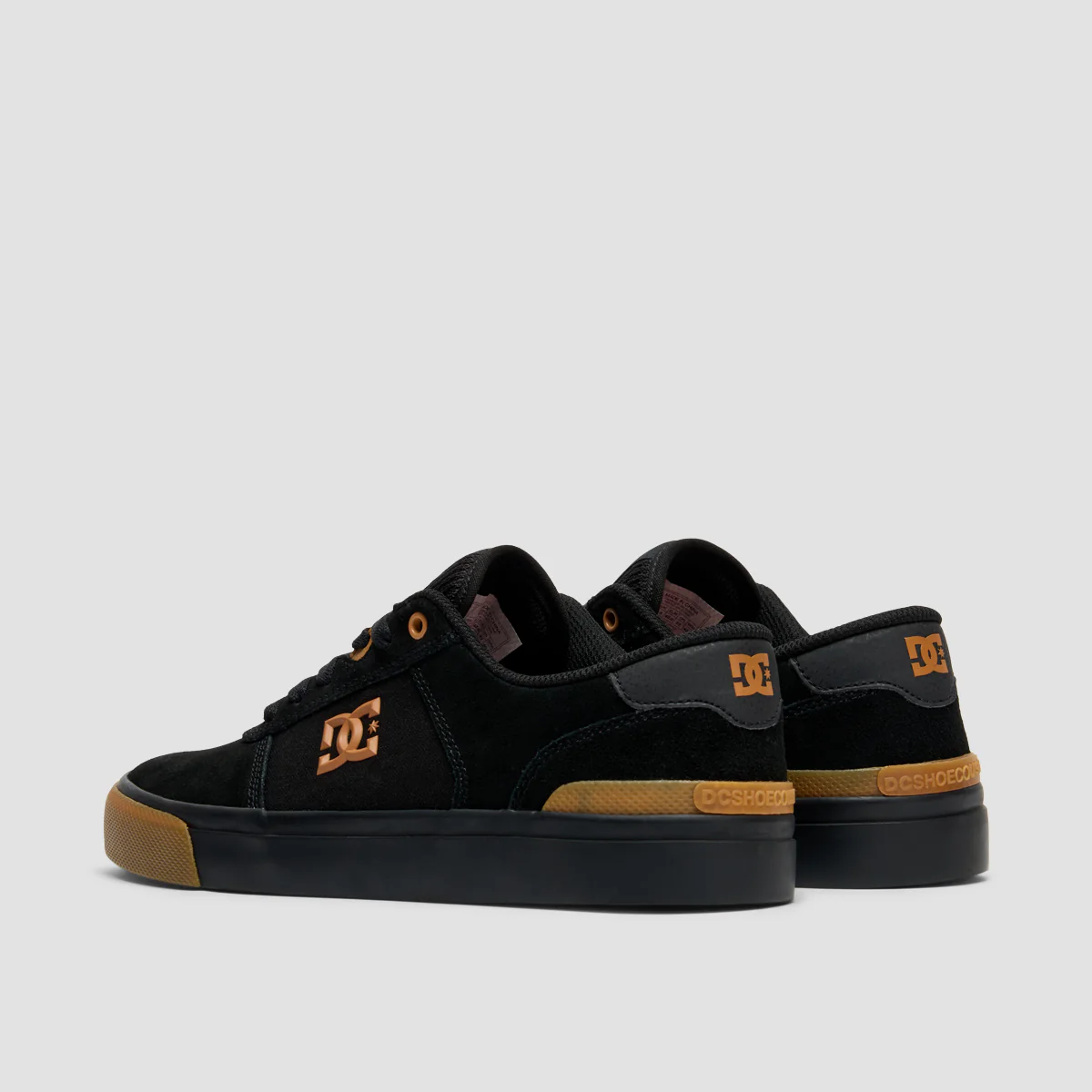 DC Teknic S Shoes - Black/Black/Gum - Image 3