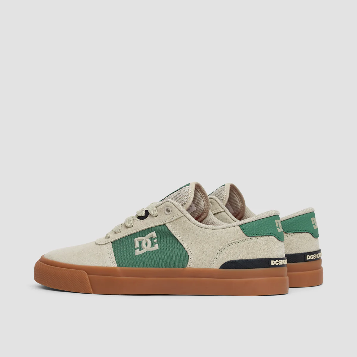 DC Teknic S Shoes - Tan/Green - Image 3