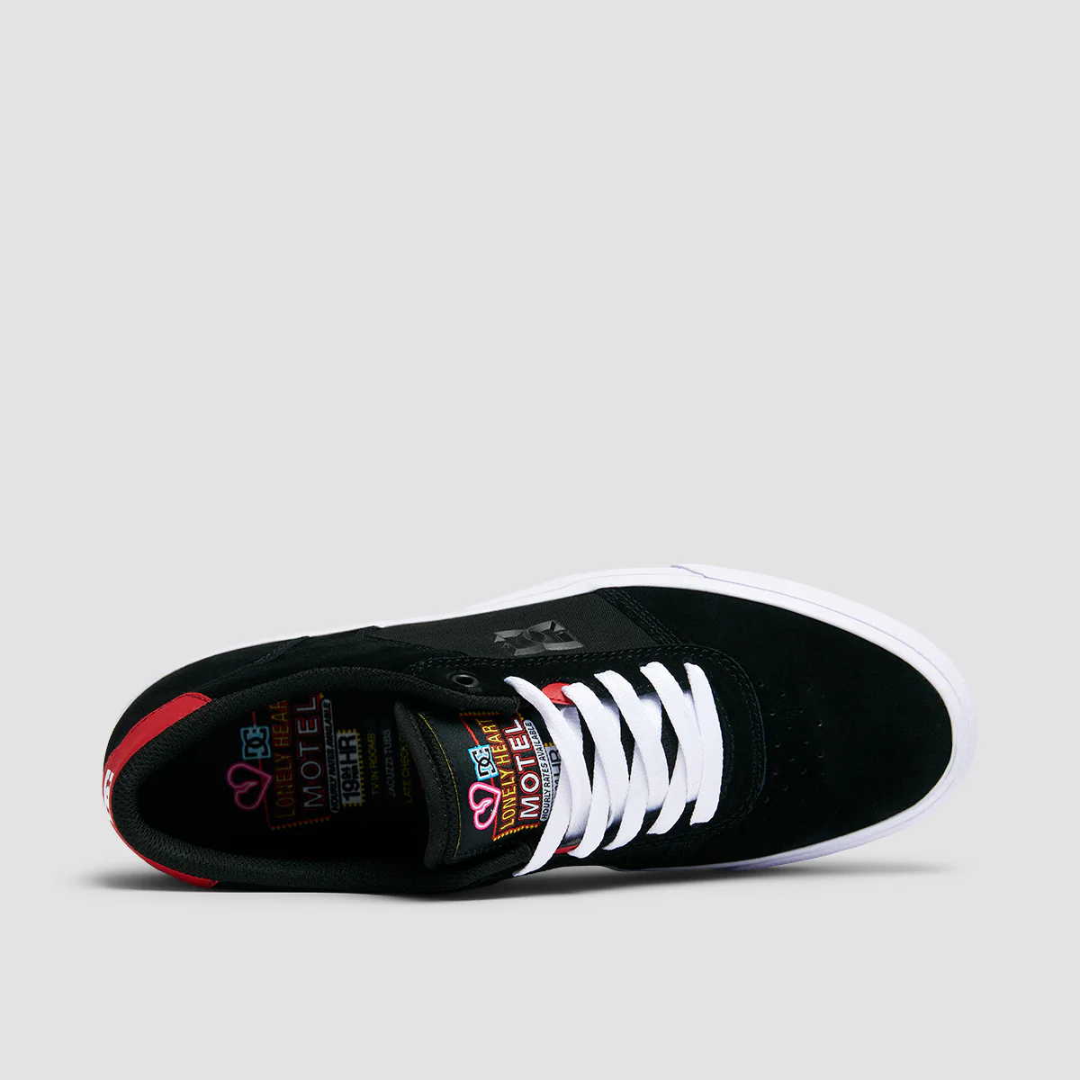 DC Teknic Shoes - Black/Red - Image 4