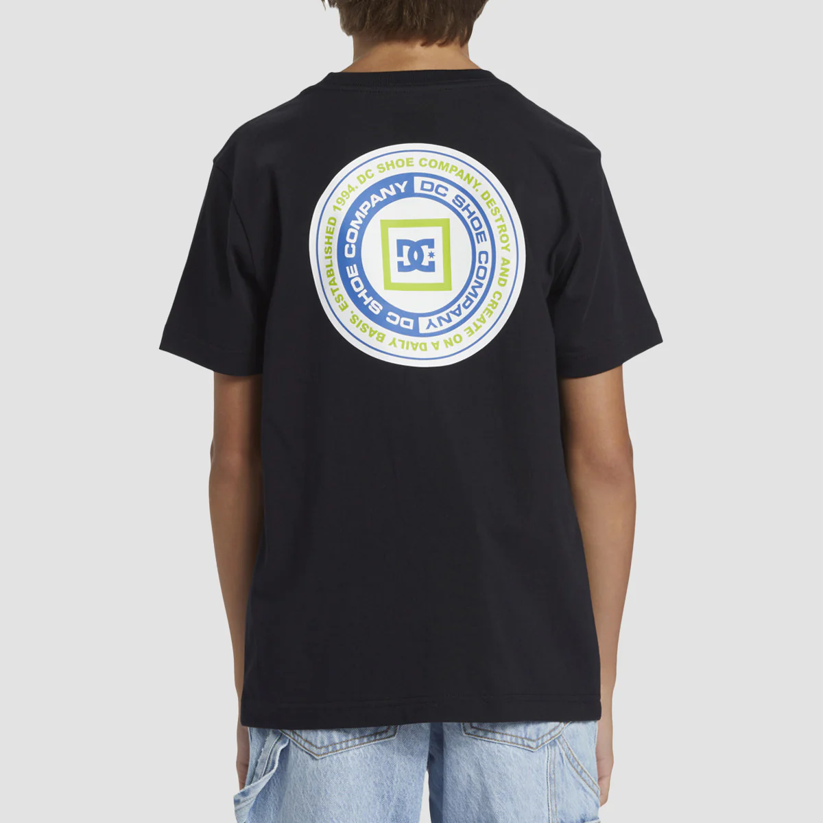 DC Throwback T-Shirt Black - Kids - Image 2