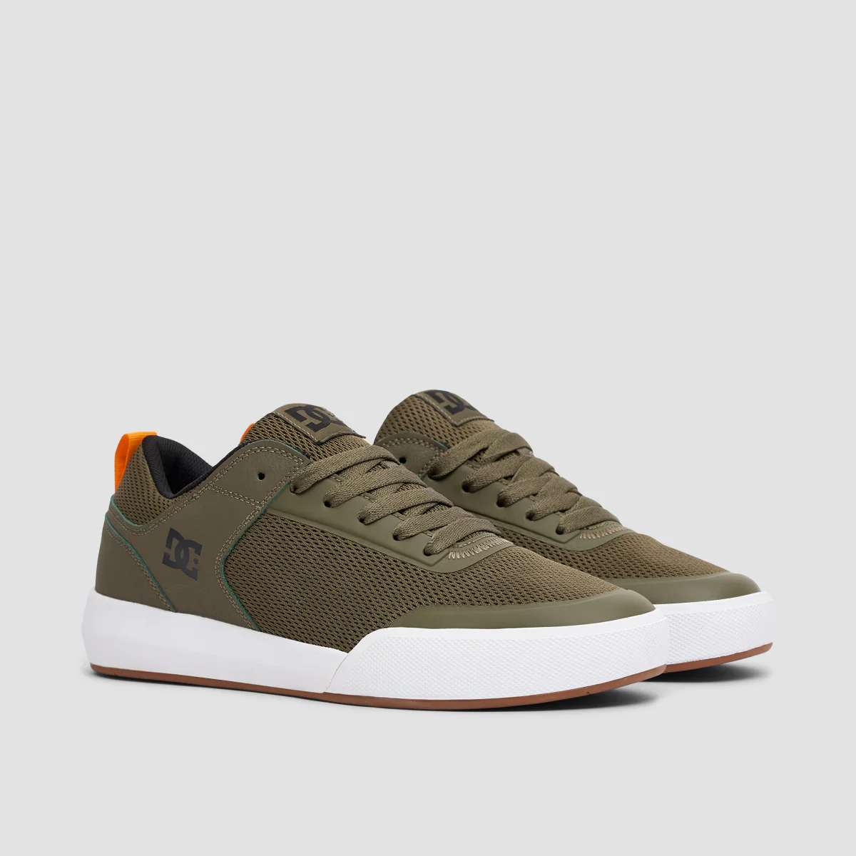 DC Transit Shoes - Olive/White - Image 2