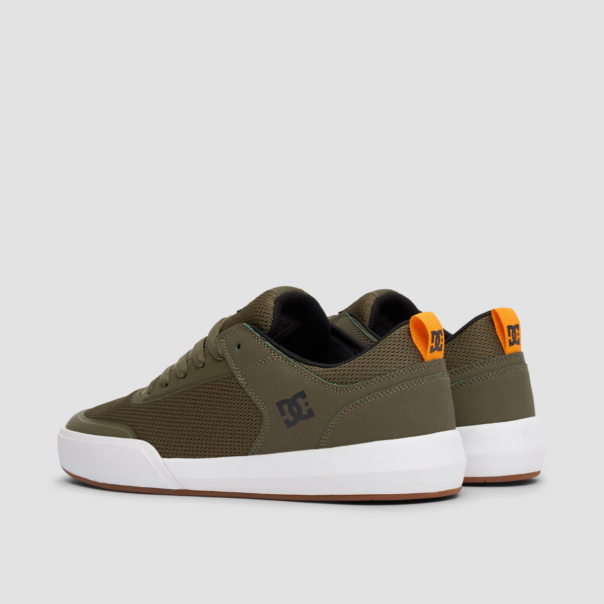 DC Transit Shoes - Olive/White - Image 3