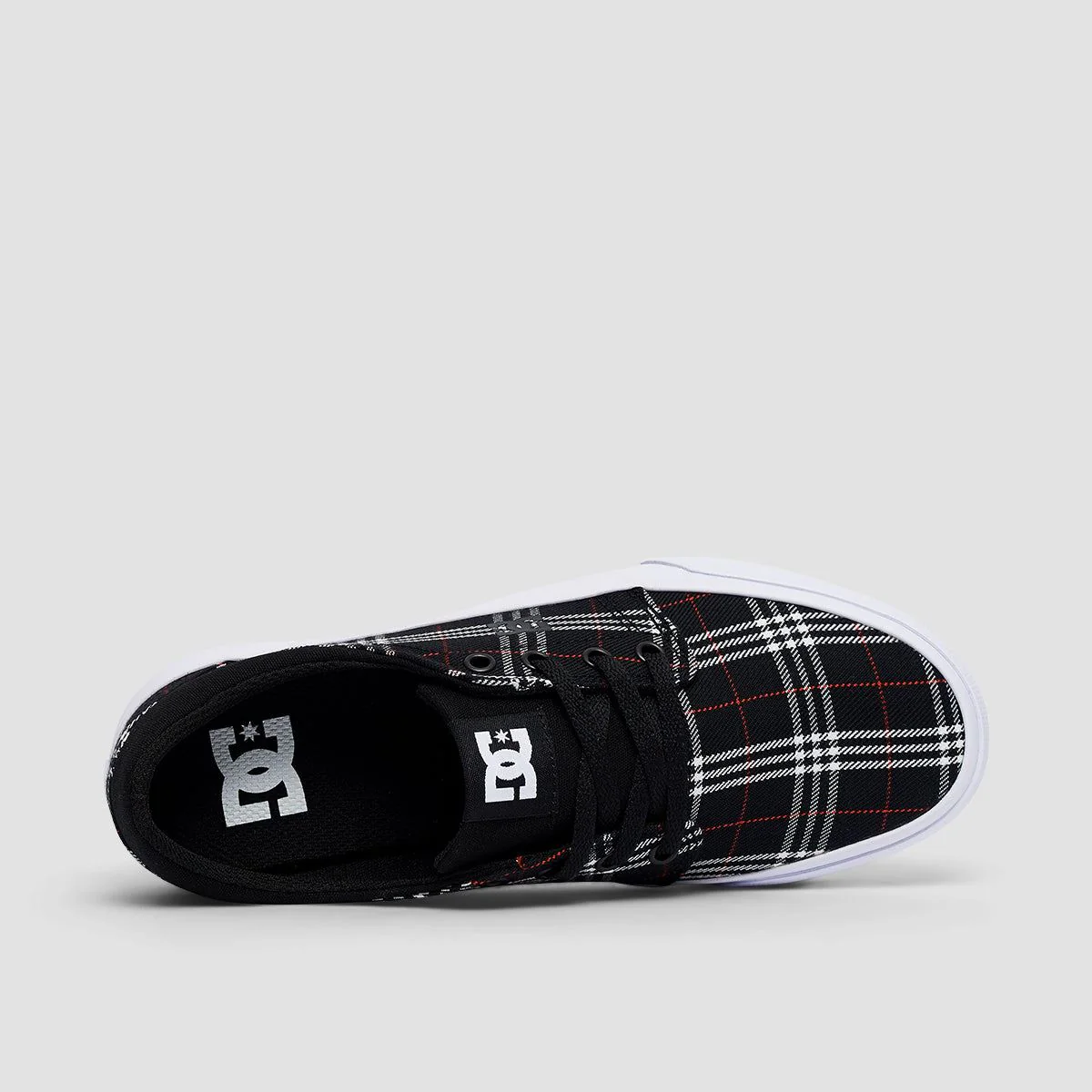 DC Trase Shoes - Black/Plaid - Womens - Image 4