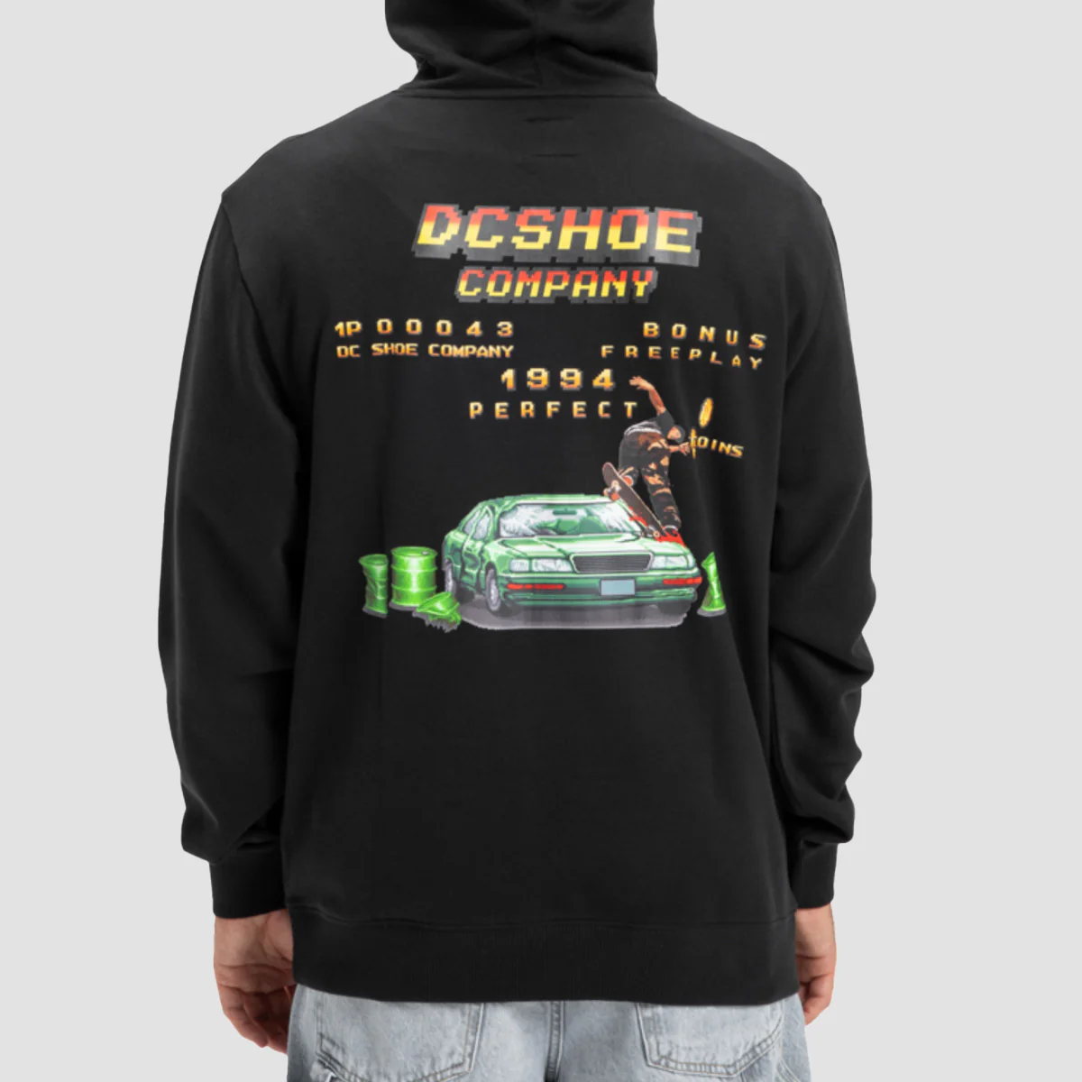 DC Two Bit Pullover Hoodie Black