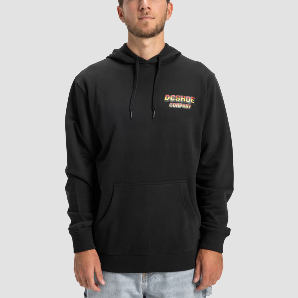 DC Two Bit Pullover Hoodie Black - Image 2
