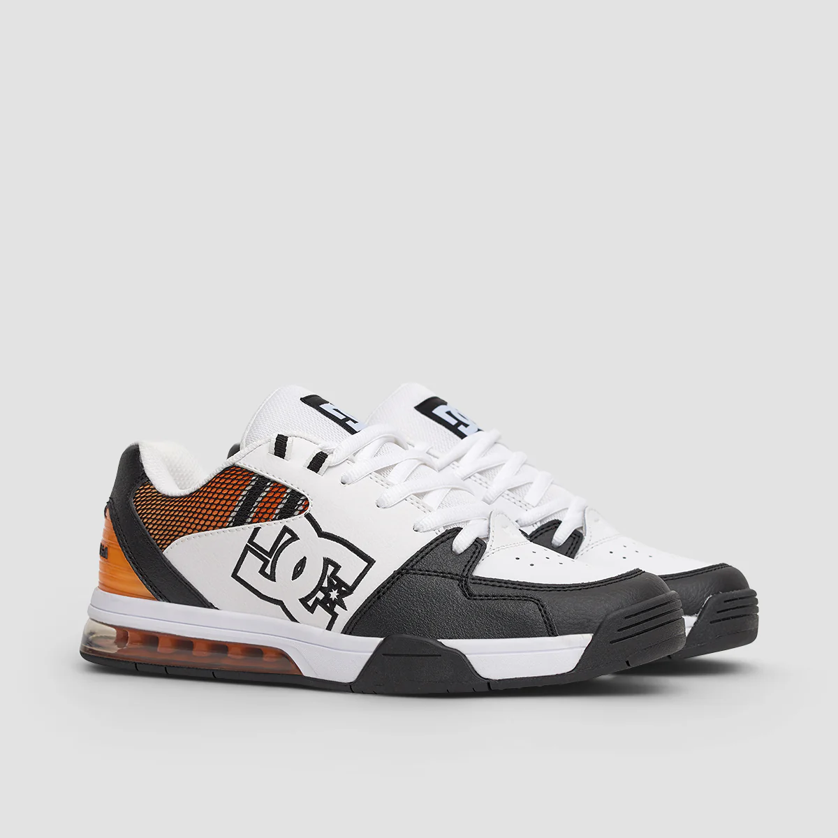DC Versatile Shoes - White/Black/Orange - Image 2