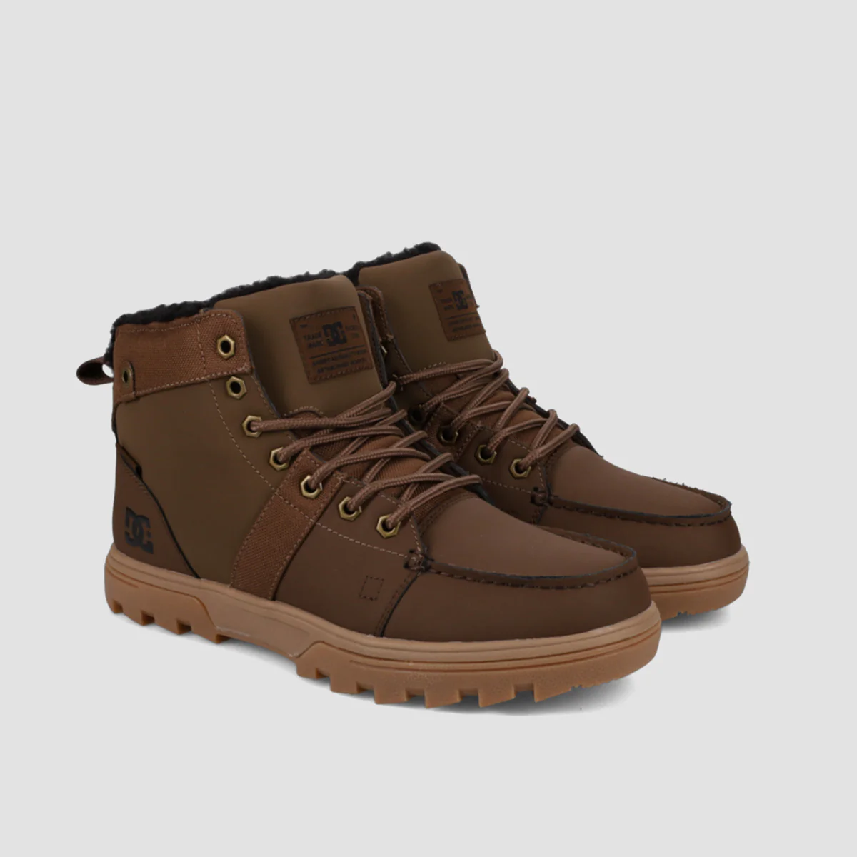 DC Woodland Boots - Brown/Gum - Image 2