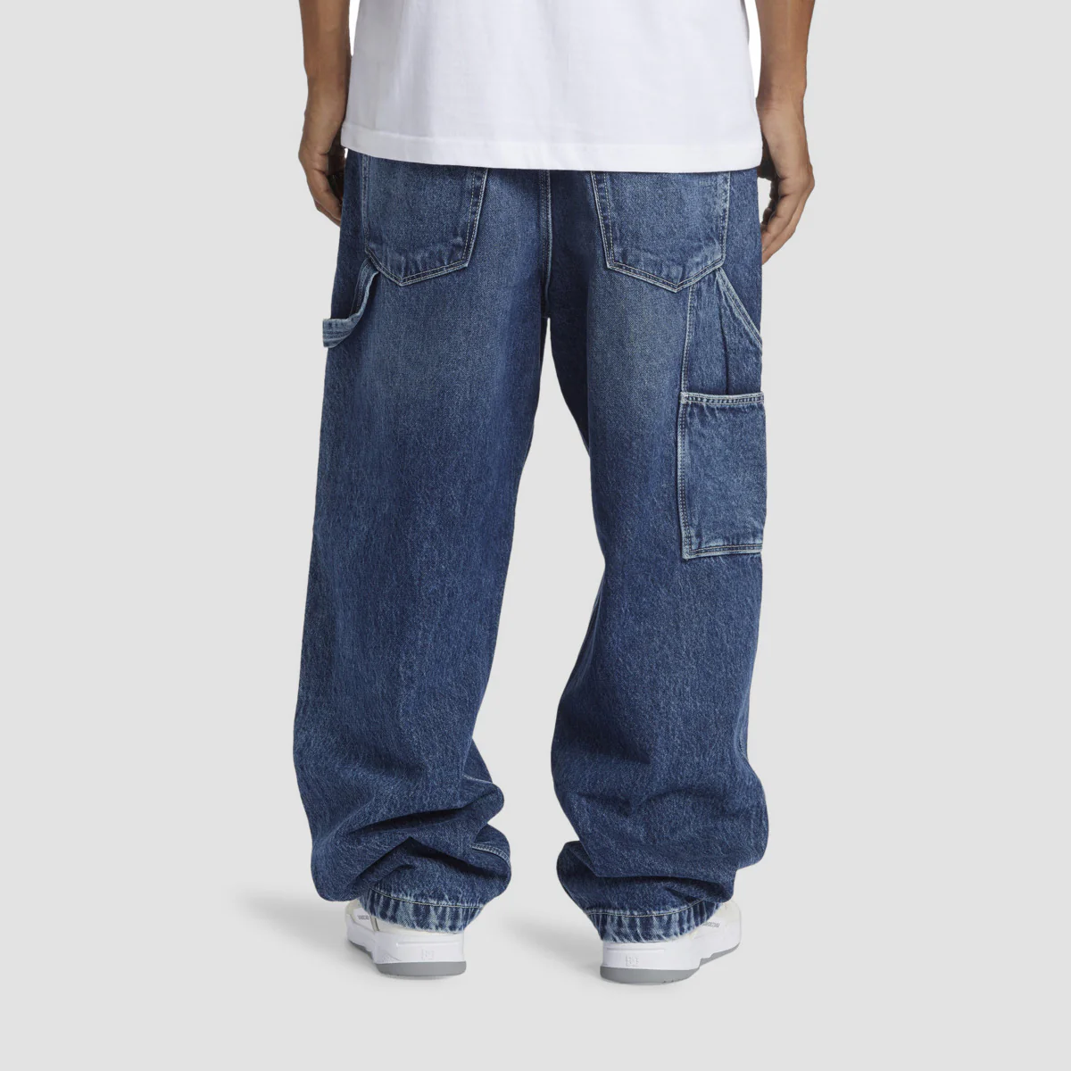 DC Worker Baggy Carpenter Jeans RDI Dark Indigo - Image 2