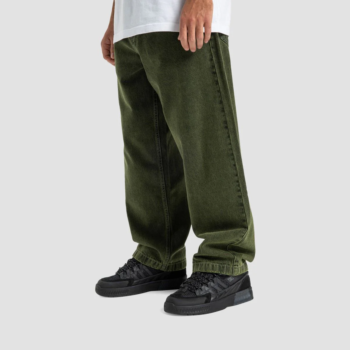 DC Worker Baggy Fit Jeans Bronze Green Rinse - Image 2