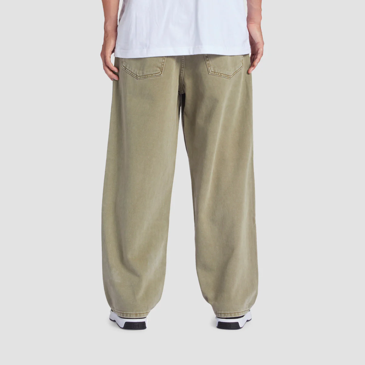 DC Worker Baggy Fit Jeans Green Overdye - Image 3