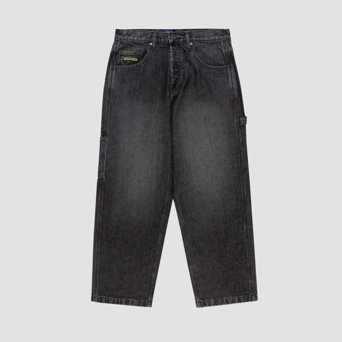 DC Worker Carpenter Baggy Fit Jeans Black - Image 3