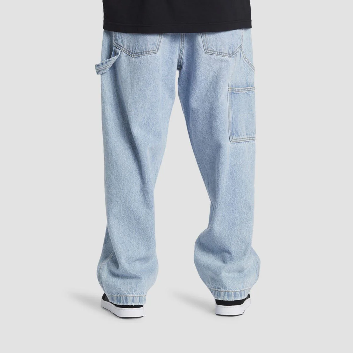 DC Worker Carpenter Baggy Fit Jeans Indigo Light - Image 3