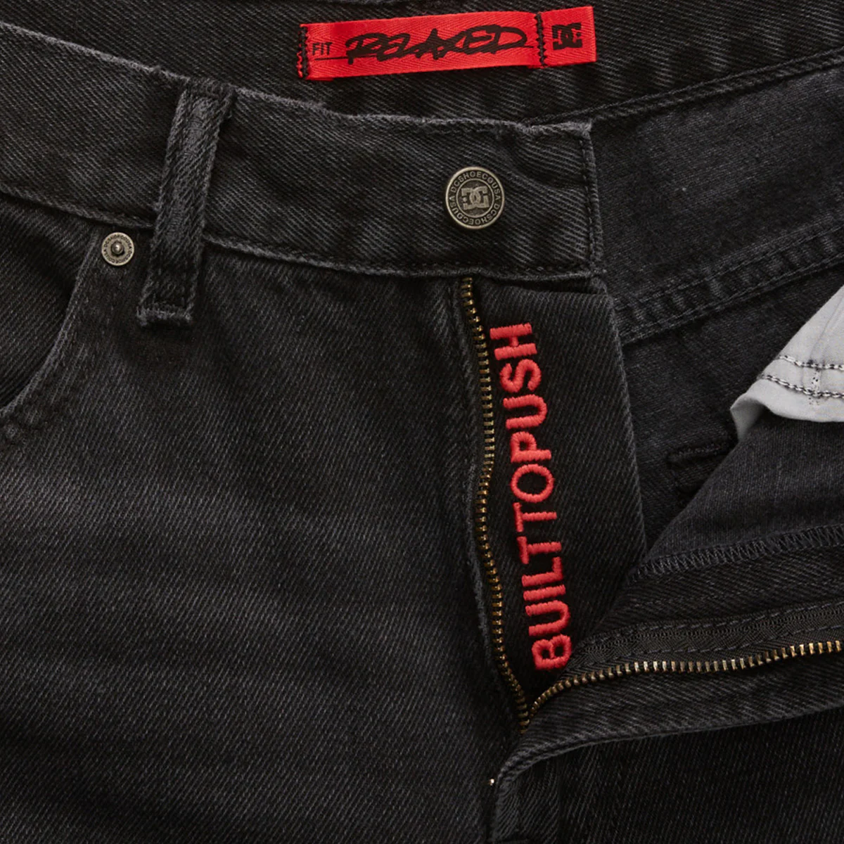 DC Worker Relaxed Fit Jeans Black Denim - Image 5