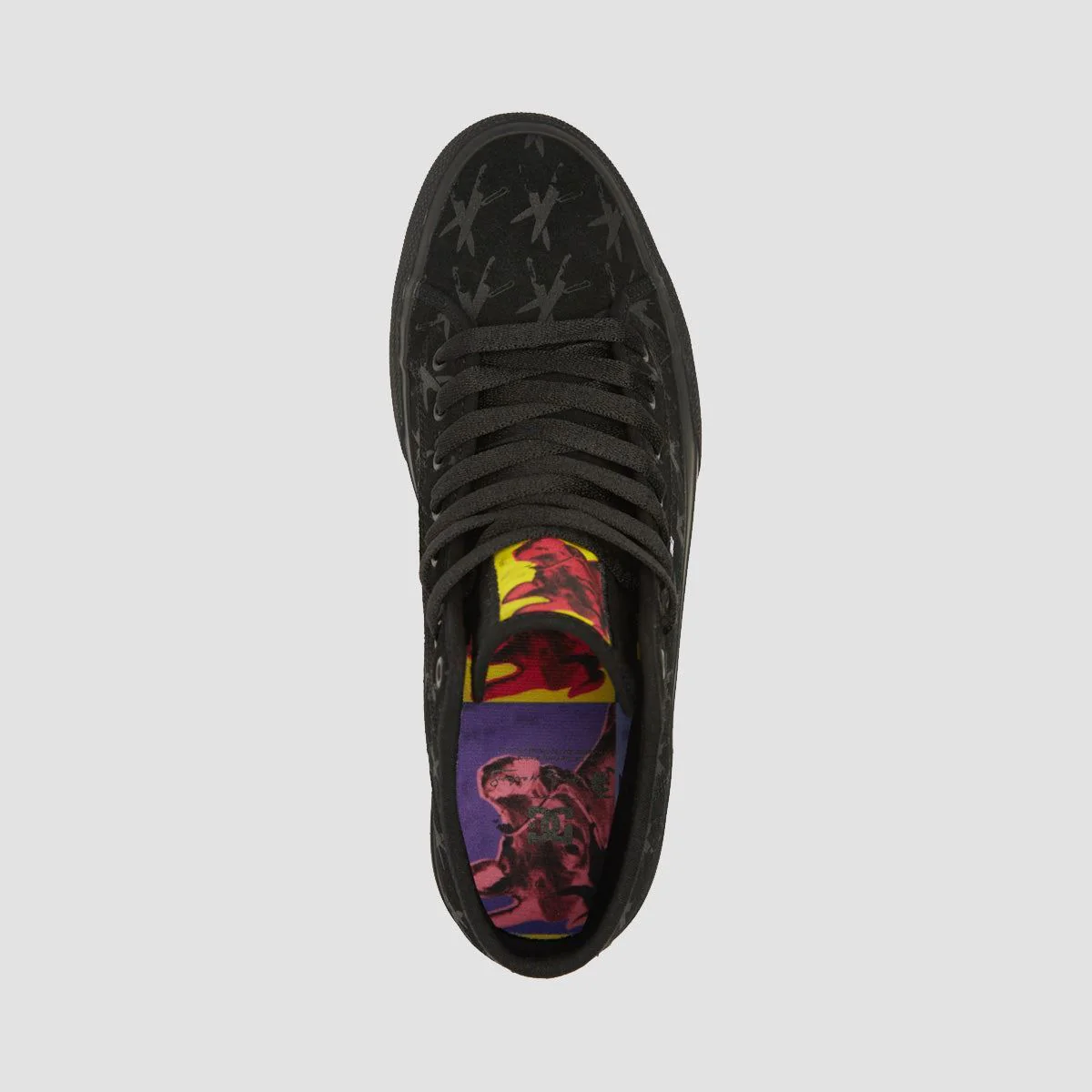 DC X Andy Warhol Manual Hi Shoes - Black/Black - Image 2