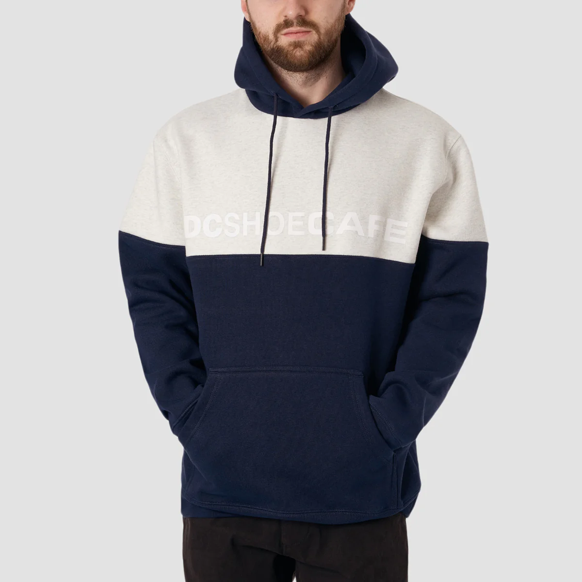 DC X Cafe Pullover Hoodie Navy Blazer - Image 2