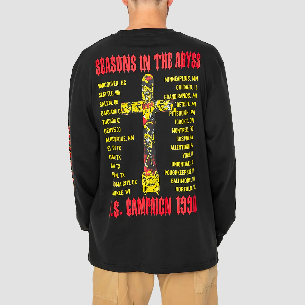 DC X Slayer Seasons Longsleeve T-Shirt Pirate Black - Image 2